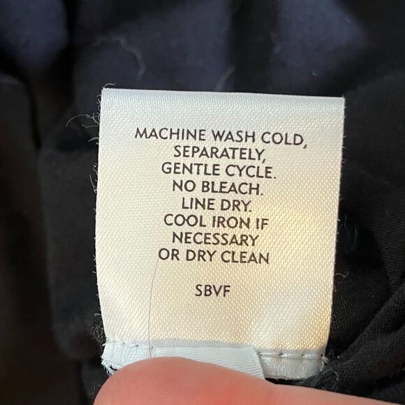 Eileen Fisher Black Maxi Skirt Pull On Large Rayon Lycra Column Rayon Lycra Slit - Picture 4 of 6